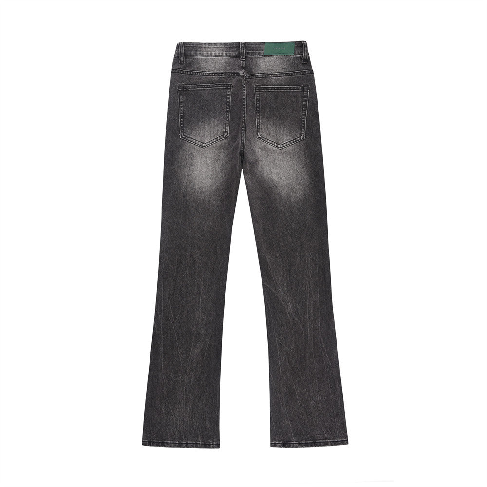 Washed Wear-white Jeans For Men Washed Wear-white Jeans For Men