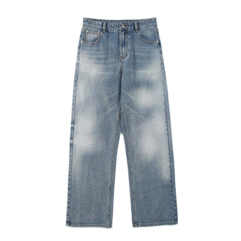 Retro Fashion And Personalized Straight Jeans For Men Retro Fashion And Personalized Straight Jeans For Men