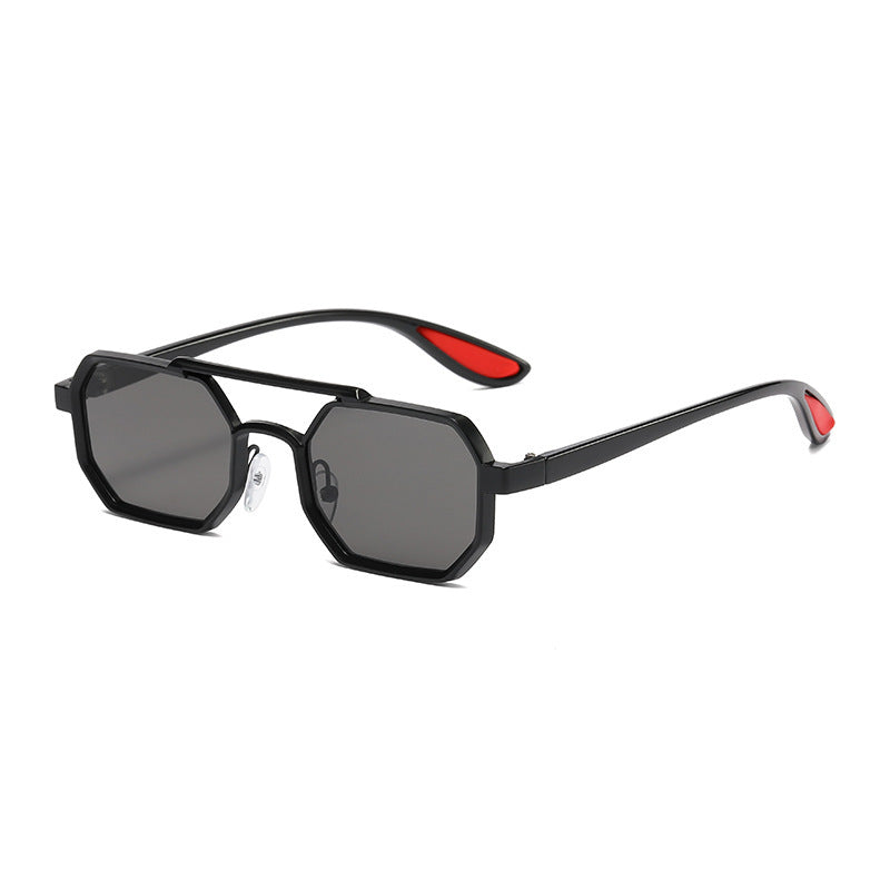 Fashion Metal Sunglasses Large Frame Sun-resistant Sunglasses Fashion Metal Sunglasses Large Frame Sun-resistant Sunglasses