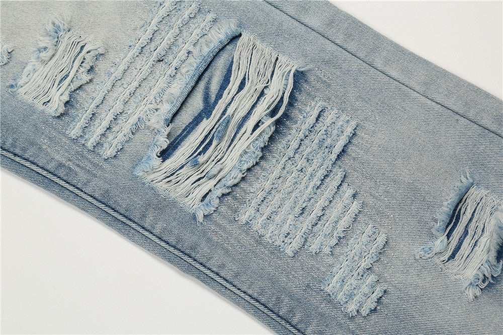 Fashion Flared Washed Jeans Men Fashion Flared Washed Jeans Men