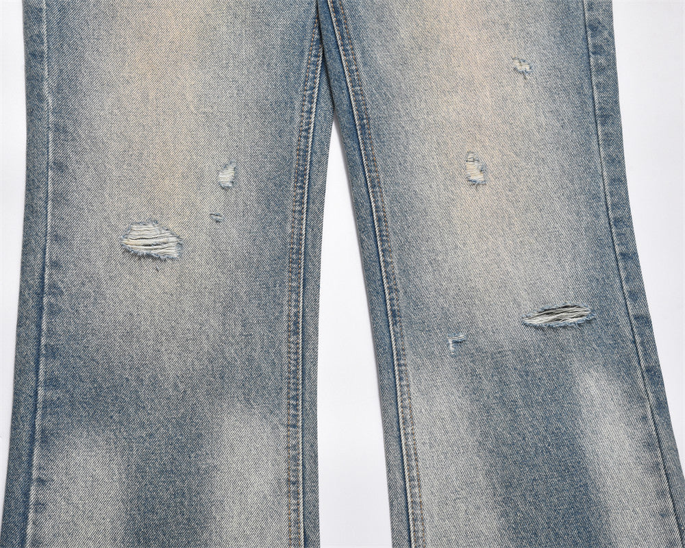 Washed Dirty Ripped Jeans For Men Washed Dirty Ripped Jeans For Men