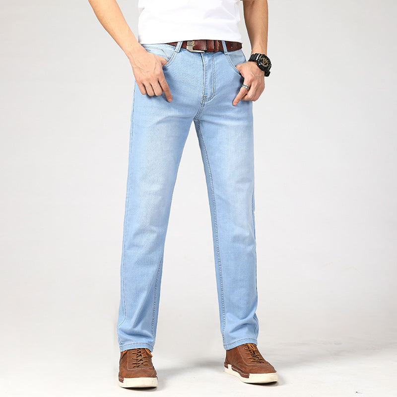 Men's Summer Jeans Men's Straight-leg Pants Men's Summer Jeans Men's Straight-leg Pants