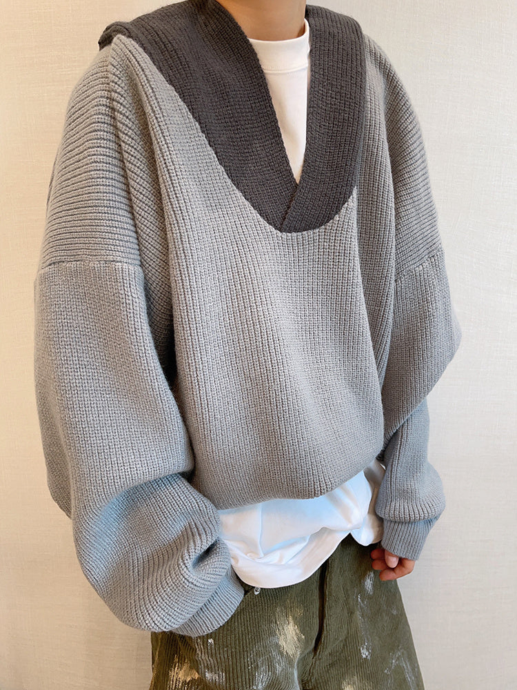 Hooded Sweater Knitted Coat For Men Hooded Sweater Knitted Coat For Men
