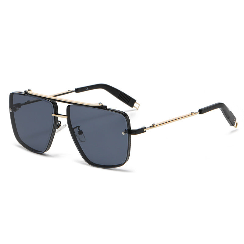 Twin-beam Metal Sunglasses For Men Twin-beam Metal Sunglasses For Men