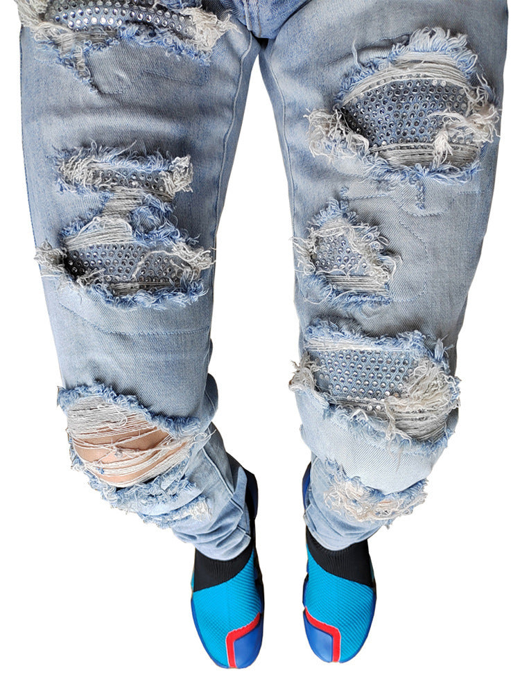 Fashion Personality Slim Stretch Jeans For Men Fashion Personality Slim Stretch Jeans For Men