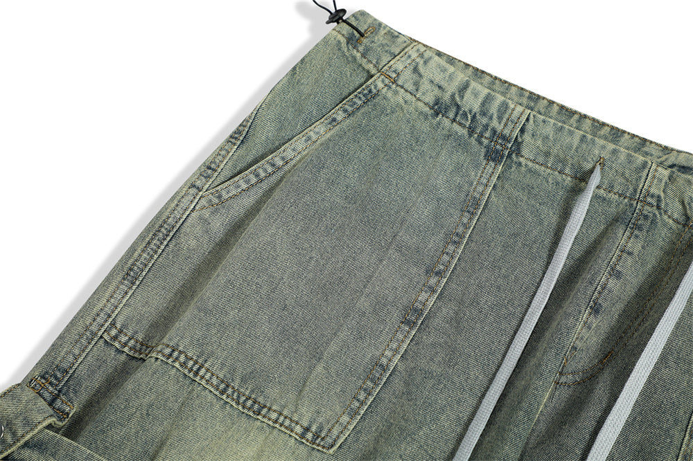 Stylish Multi-pocket Cargo Jeans Men Stylish Multi-pocket Cargo Jeans Men