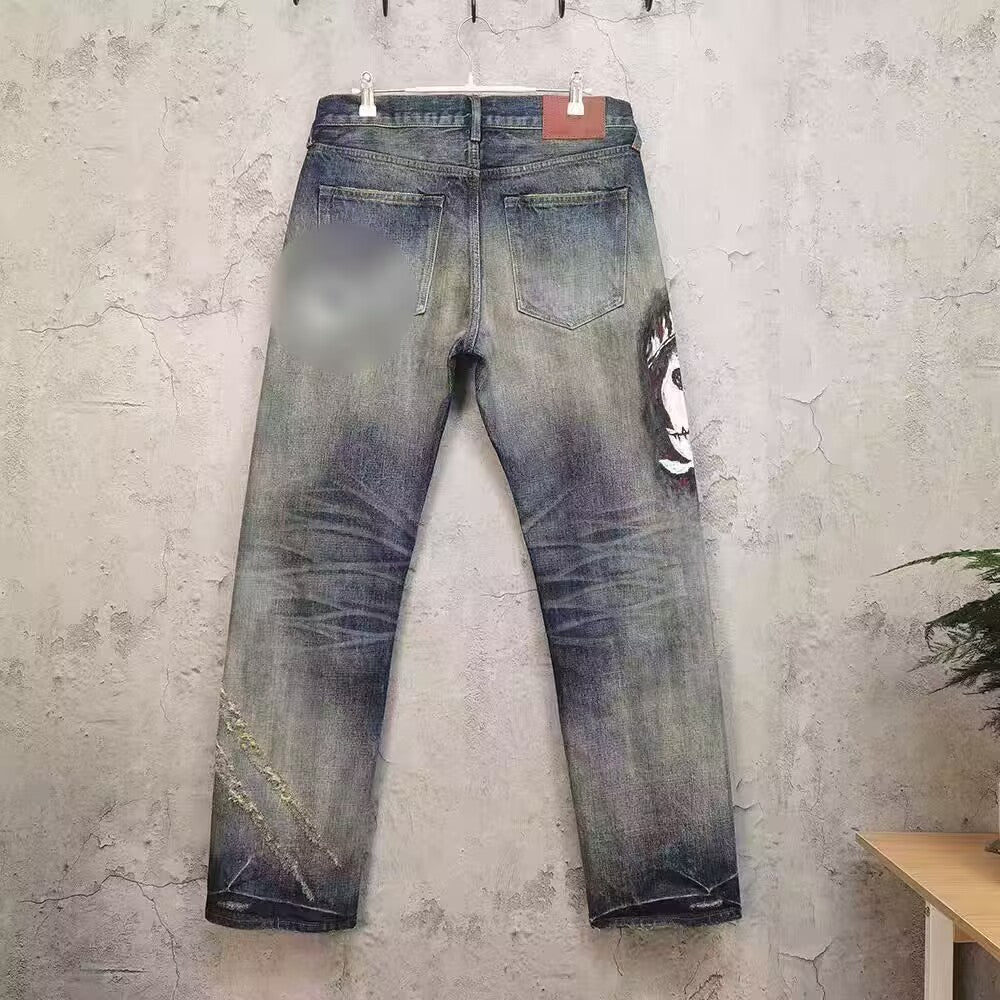 Straight Jeans Men's Niche Design Straight Jeans Men's Niche Design