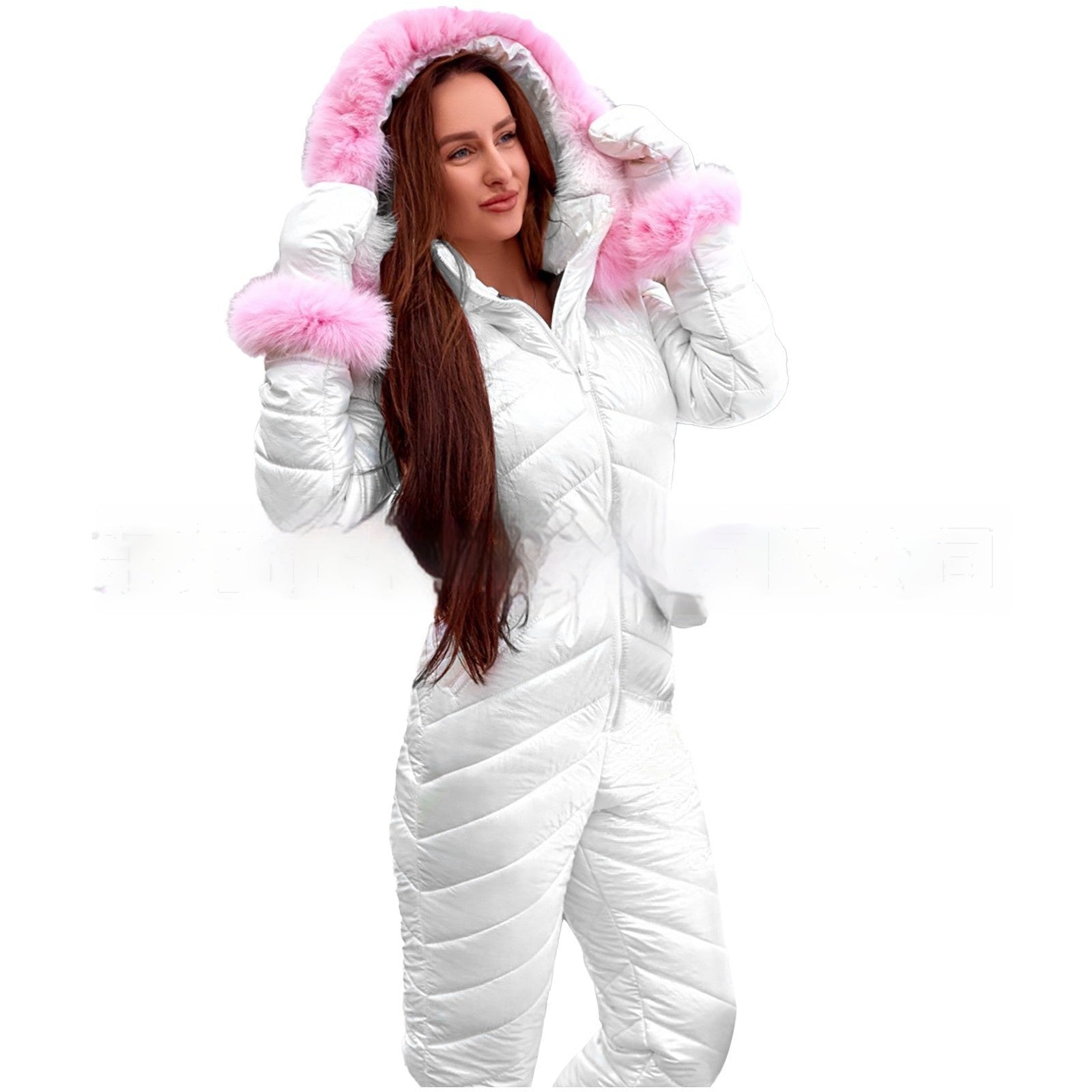 Winter Outdoors Fashion One-piece Ski Suit Women Winter Outdoors Fashion One-piece Ski Suit Women