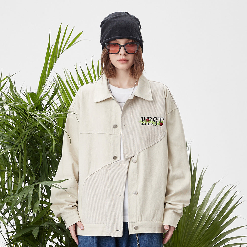 Embroidered Letter Jacket For Men And Women Embroidered Letter Jacket For Men And Women