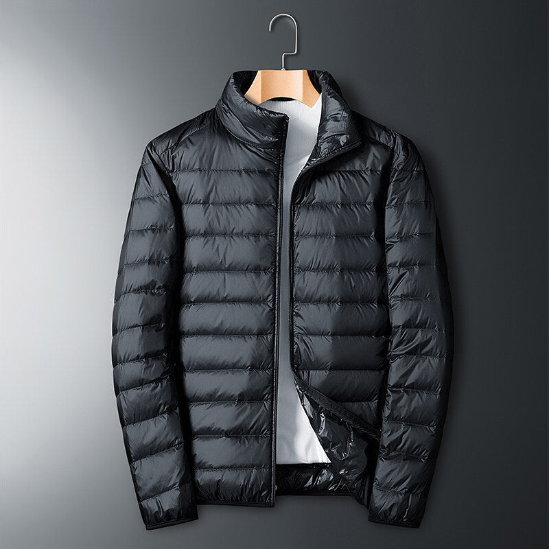 Autumn And Winter Men's Stand Collar Lightweight Down Jacket Autumn And Winter Men's Stand Collar Lightweight Down Jacket