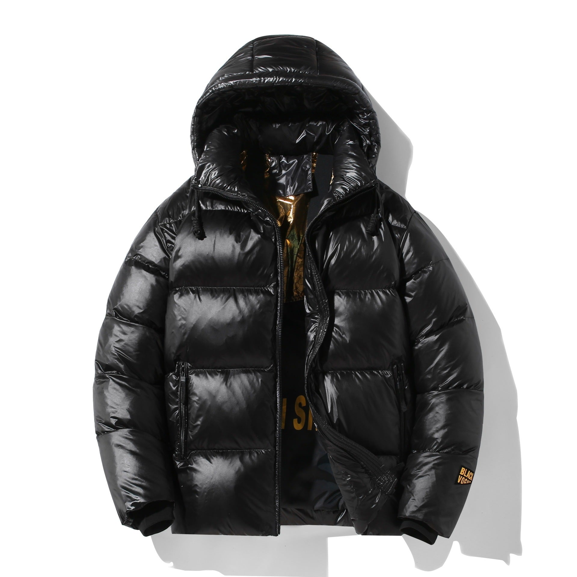 New Black Gold Plus-sized Plus-sized Fashion Warm Padded Jacket Men New Black Gold Plus-sized Plus-sized Fashion Warm Padded Jacket Men