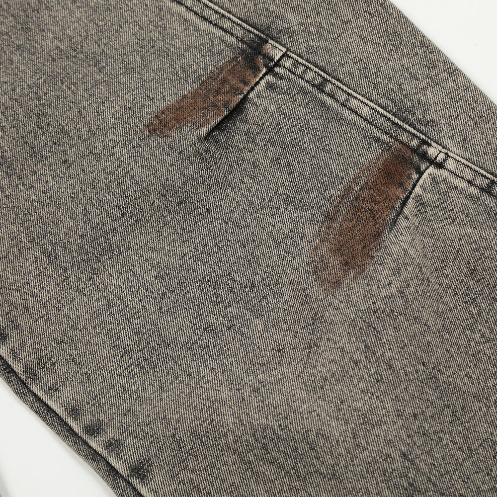 Contrast Color Straight Jeans For Men Contrast Color Straight Jeans For Men