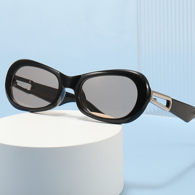 Fashion Oval Retro Sunglasses Trend Men And Women Fashion Oval Retro Sunglasses Trend Men And Women