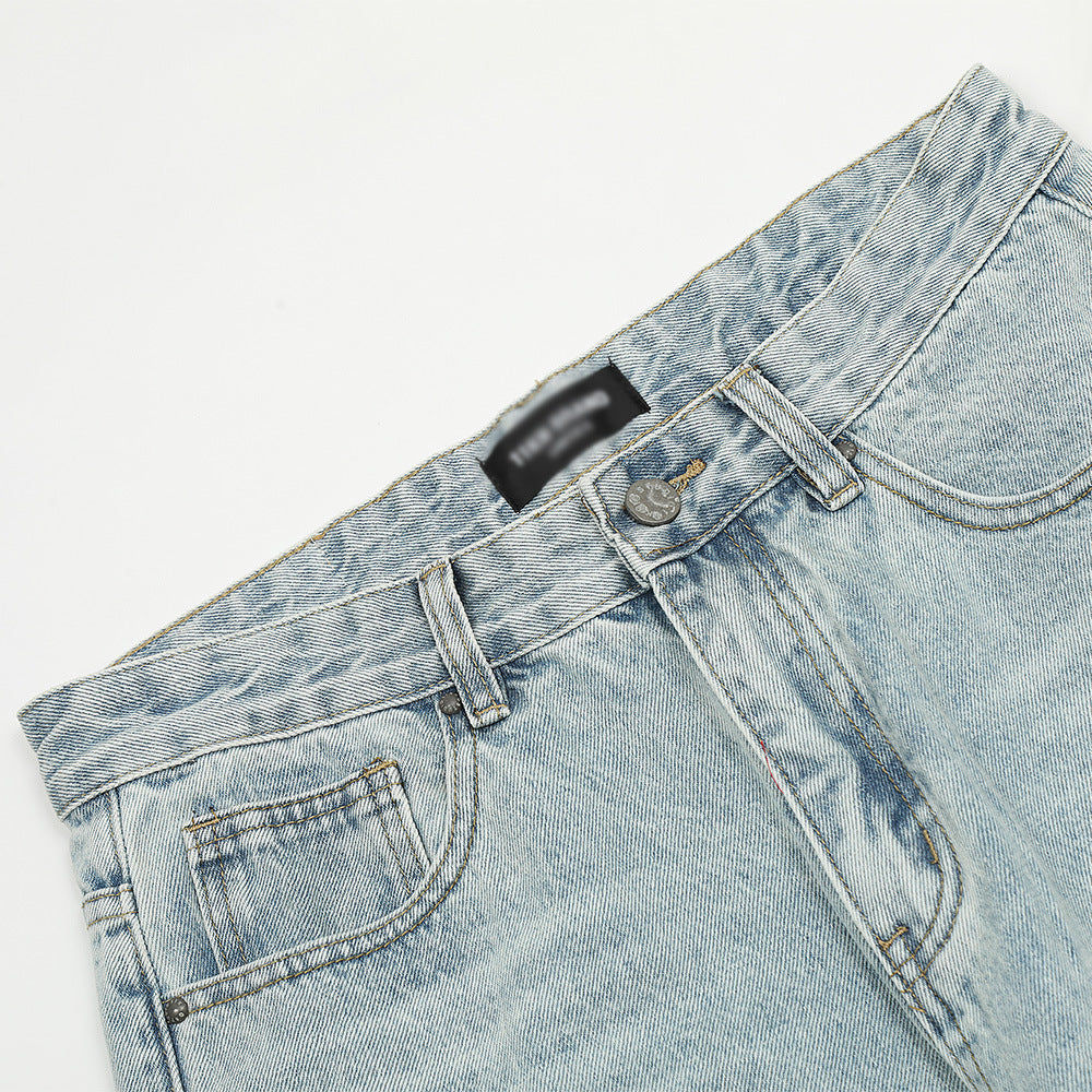 Fashion Knife Ripped Jeans For Men Fashion Knife Ripped Jeans For Men