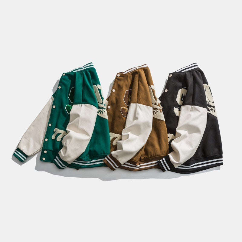 New Style Baseball Uniform Men's And Women's Jackets Couple Jackets New Style Baseball Uniform Men's And Women's Jackets Couple Jackets