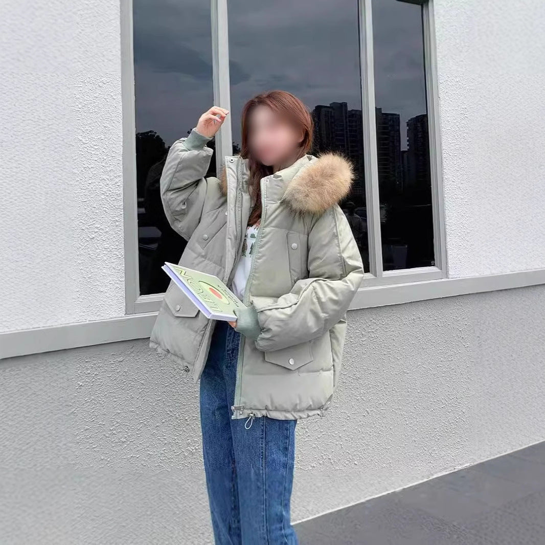 Loose Slimming Parka Coat For Women Loose Slimming Parka Coat For Women