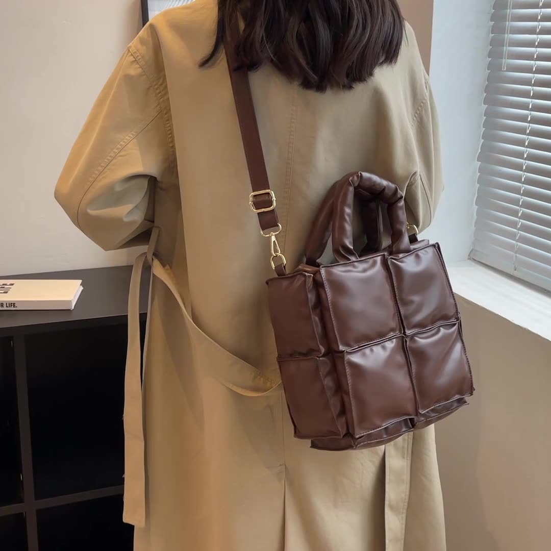 Bag Women's Stylish Plaid Handbag Bag Women's Stylish Plaid Handbag
