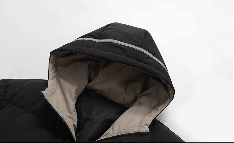 Men's Polyester Plus Velvet Padded Padded Jacket Men's Polyester Plus Velvet Padded Padded Jacket