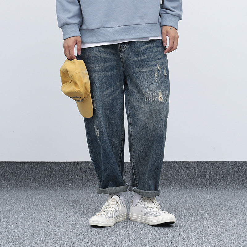 Fashion Retro Loose Harem Jeans Men Fashion Retro Loose Harem Jeans Men