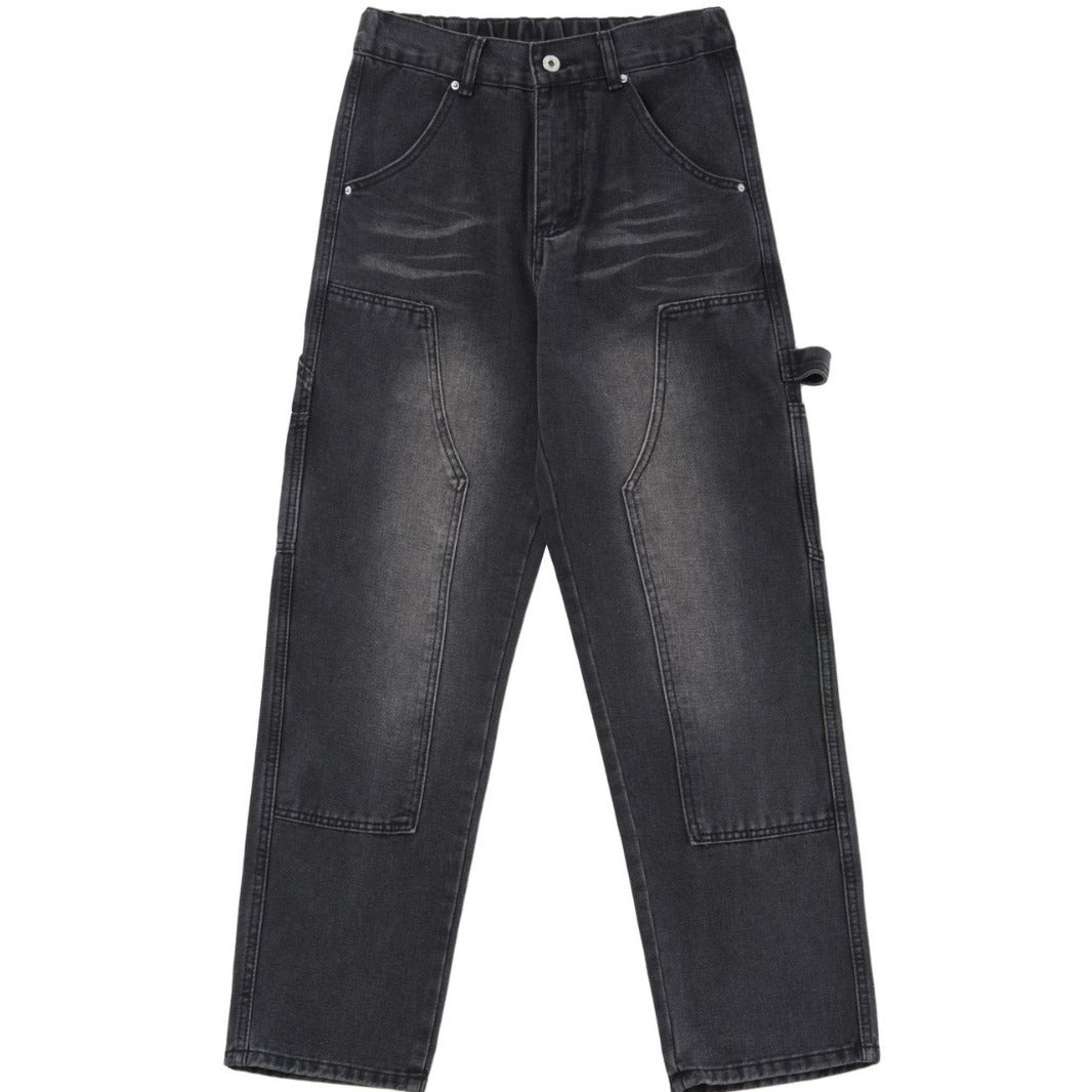 Men's American Street Logging Tooling Slightly Flared Jeans Men's American Street Logging Tooling Slightly Flared Jeans