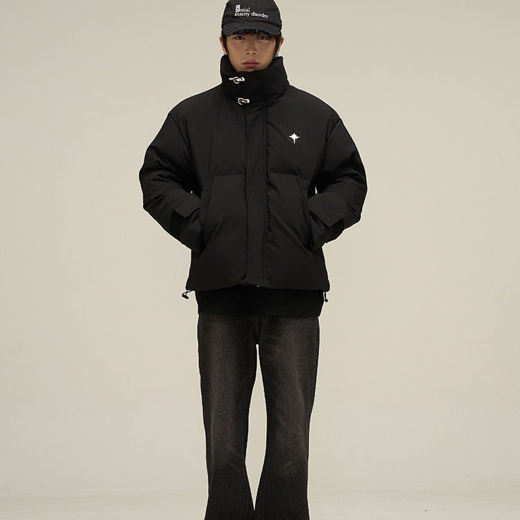 American Retro Down Cotton-padded Jacket For Men American Retro Down Cotton-padded Jacket For Men