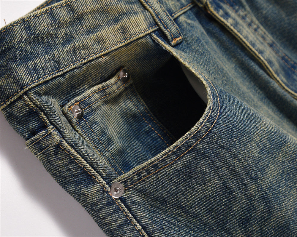 Fashion Work Clothes Pocket Jeans For Men Fashion Work Clothes Pocket Jeans For Men