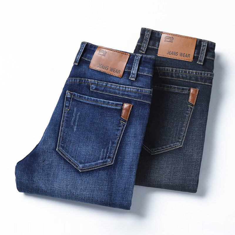 Straight Stretch Slim Fit Casual Men's Trousers Straight Stretch Slim Fit Casual Men's Trousers