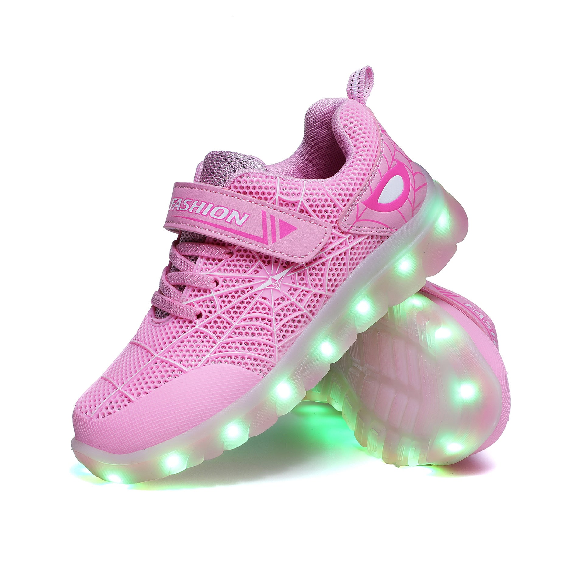 Size 26-37 Kids Led USB Recharge Glowing Shoes Children's Hook Loop Size 26-37 Kids Led USB Recharge Glowing Shoes Children's Hook Loop