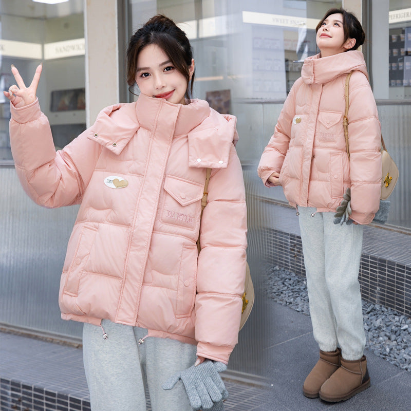 Women's Candy-colored Cotton-padded Jacket Women's Candy-colored Cotton-padded Jacket
