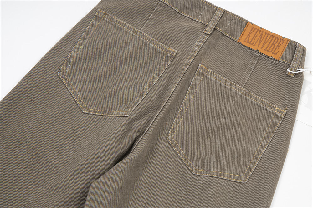 Loose All-matching Jeans Straight-leg Trousers Men Loose All-matching Jeans Straight-leg Trousers Men