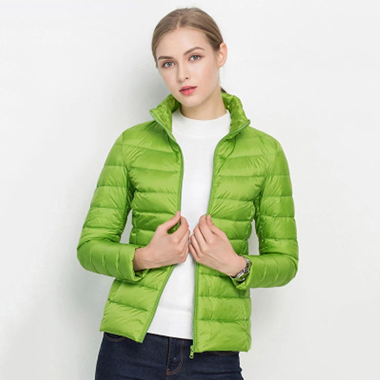 Standing Collar Slim Down Jacket Standing Collar Slim Down Jacket
