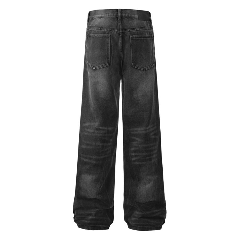 Fashion American Style Water Ripple Jeans For Men Fashion American Style Water Ripple Jeans For Men