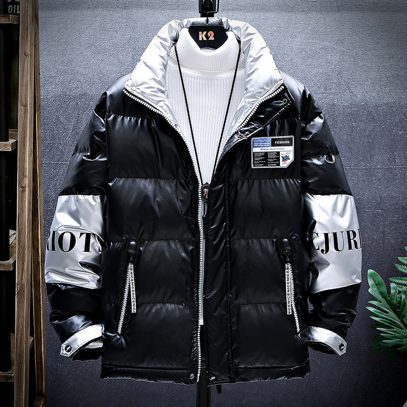 Winter new trendy brand bright face thick cotton clothes Korean version Winter new trendy brand bright face thick cotton clothes Korean version