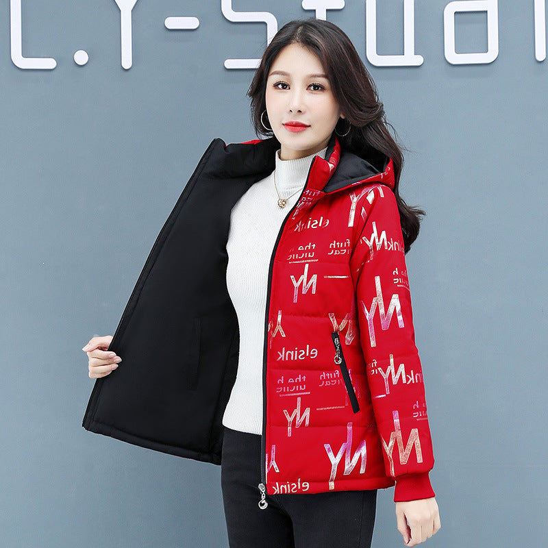 Women's Double-sided Down Cotton-padded Jacket Winter Women's Double-sided Down Cotton-padded Jacket Winter