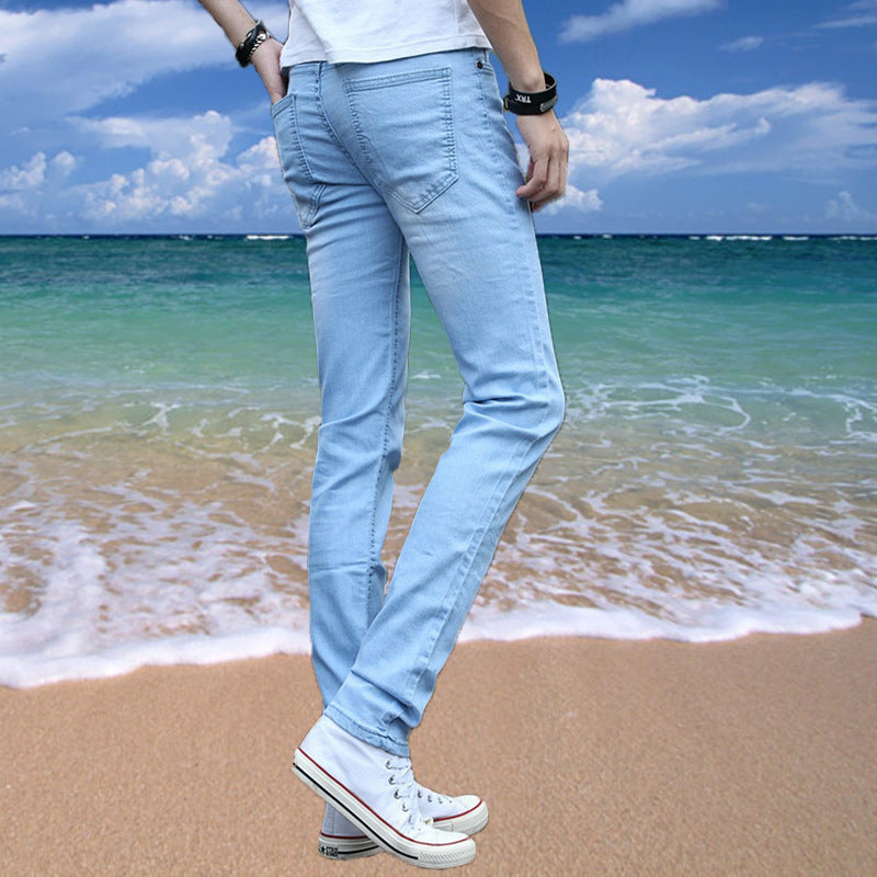 Thin Men's Jeans Loose Skinny Casual Thin Men's Jeans Loose Skinny Casual
