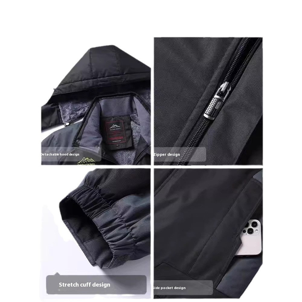 Men's Assault Jacket Fleece-lined Thickened Warm-keeping Cotton Clothing Dad Winter Clothes Coat Men's Assault Jacket Fleece-lined Thickened Warm-keeping Cotton Clothing Dad Winter Clothes Coat