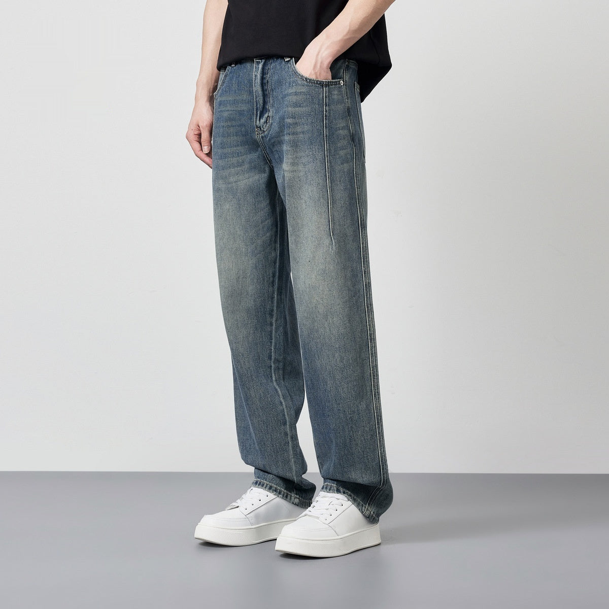 Lysel Lyocell Jeans Boot-cut Pencil Pants Leisure Lysel Lyocell Jeans Boot-cut Pencil Pants Leisure