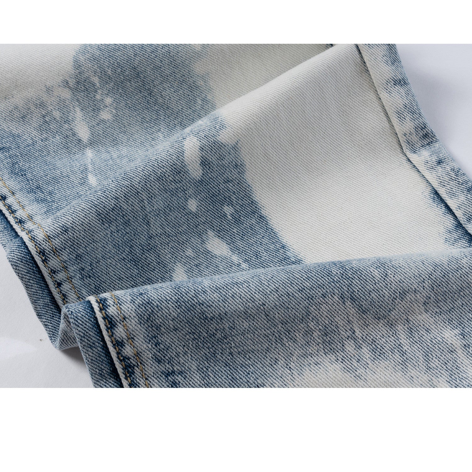 Fashion Contrast Washed Distressed Jeans For Men And Women Fashion Contrast Washed Distressed Jeans For Men And Women