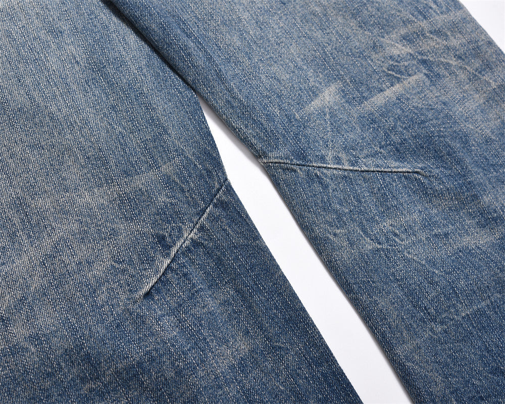 Washed Bright White Jeans For Men Washed Bright White Jeans For Men