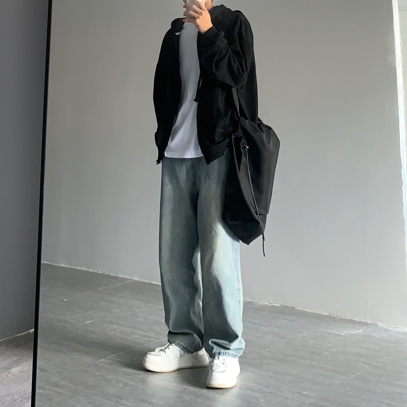 Wide-leg Jeans Men And Women Wide-leg Jeans Men And Women