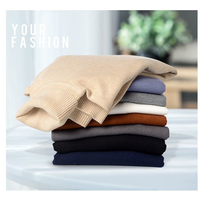 Men's Turtleneck Sweater Autumn And Winter Men's Turtleneck Sweater Autumn And Winter