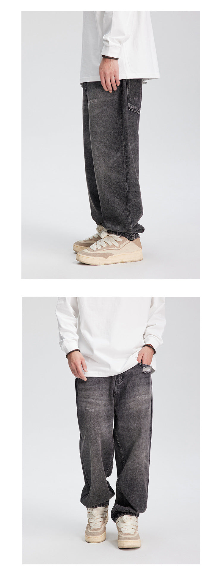 Fashion Wash Pocket Ripped Jeans For Men Fashion Wash Pocket Ripped Jeans For Men