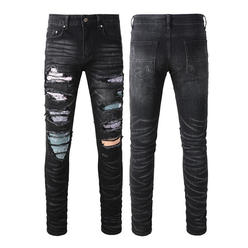 High Street Jeans Fashion Brand Men High Street Jeans Fashion Brand Men