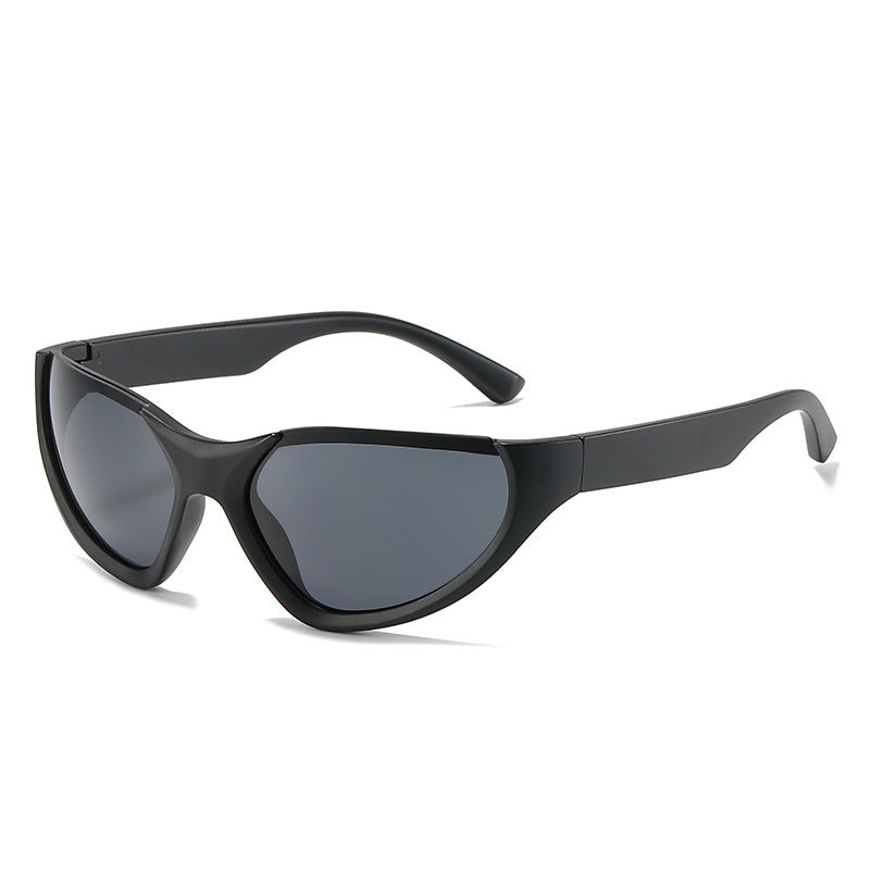 Men And Women Riding Cat's Eye Half Frame Colorful Sunglasses Men And Women Riding Cat's Eye Half Frame Colorful Sunglasses