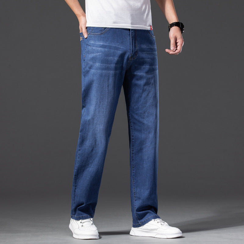 Loose Oversized Jeans For Men With Stretch And Slimming Effect Loose Oversized Jeans For Men With Stretch And Slimming Effect