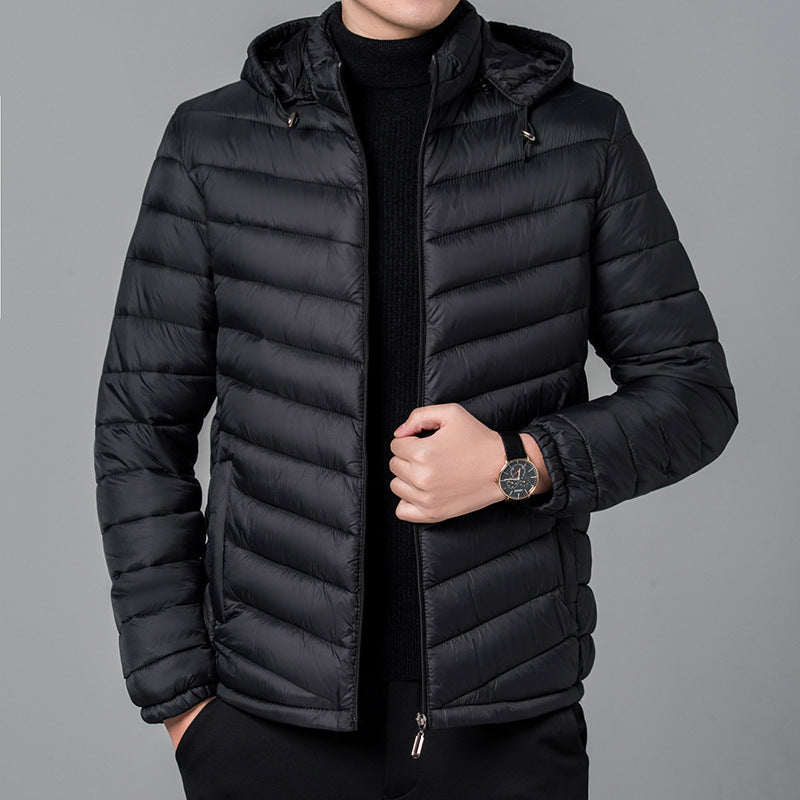 Cotton Coat Thin Silk Cotton Men's Outfit Cotton Jacket Double-sided Wear Cotton Coat Thin Silk Cotton Men's Outfit Cotton Jacket Double-sided Wear