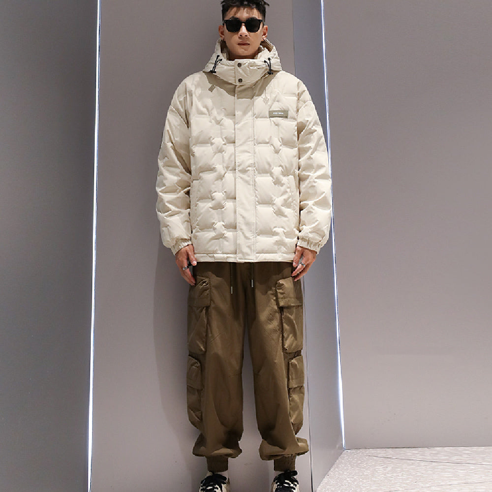 90 White Duck Down Men's Down Jacket Cold-resistant Warm 90 White Duck Down Men's Down Jacket Cold-resistant Warm