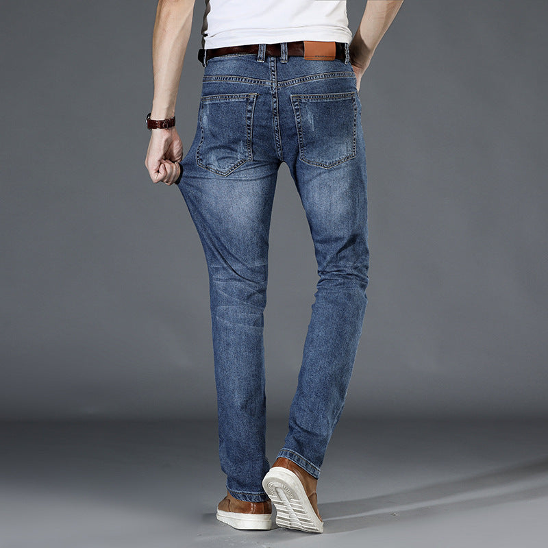 Business Stretch Jeans Men's Loose Business Stretch Jeans Men's Loose