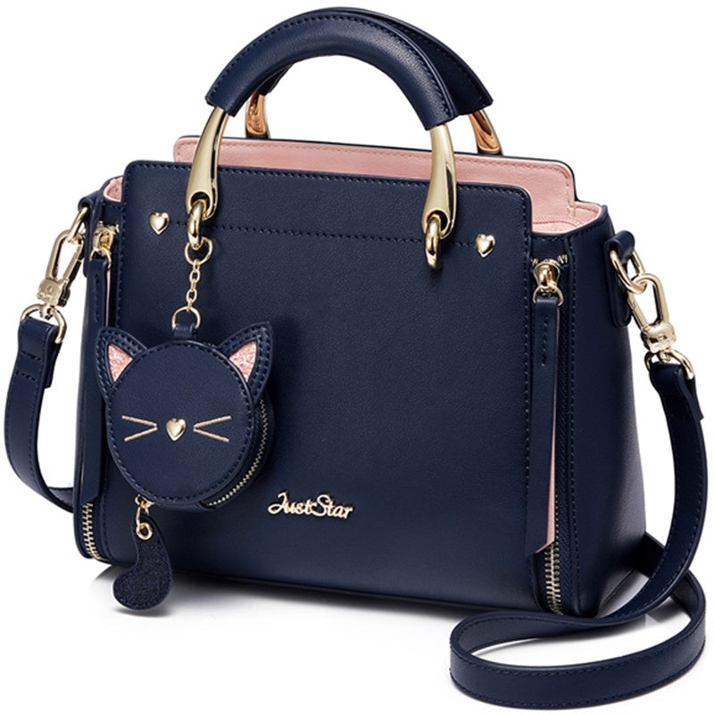 Embroidered cat lady handbag Embroidered cat lady handbag