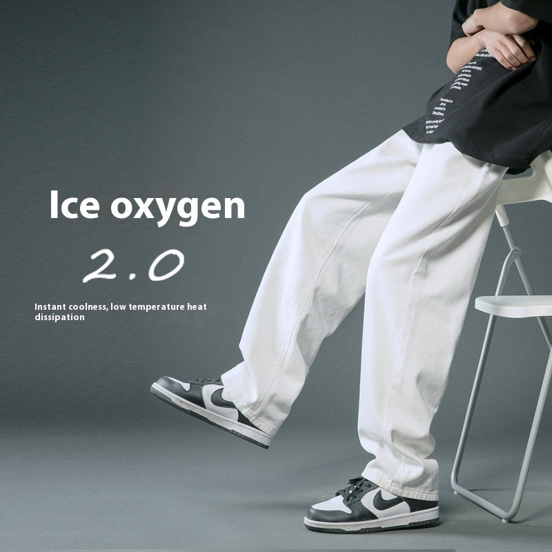 Loose Straight Summer Thin Jeans For Men Loose Straight Summer Thin Jeans For Men